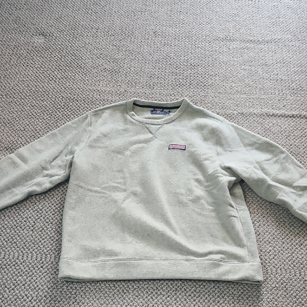Vineyard Vines Heather Gray Crewneck Sweater